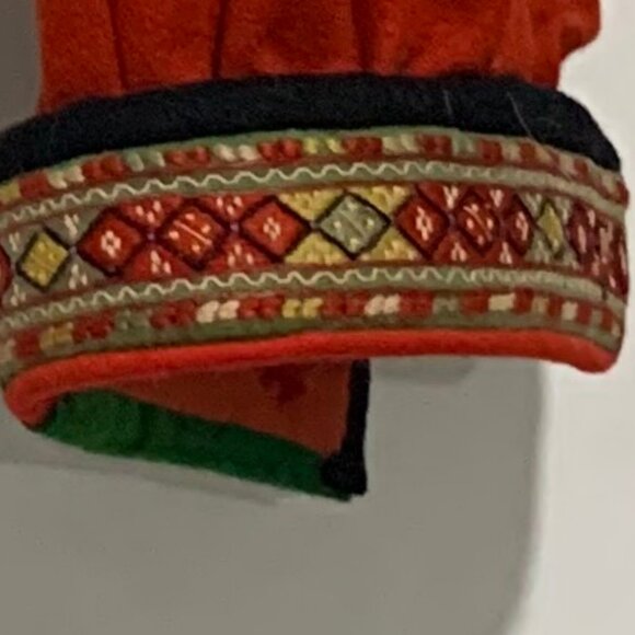 VINTAGE THEKLA JULINS EFTF OPEN FRONT EMBROIDERED WOOL JACKETS SIZE S - Picture 10 of 11